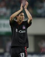 Fussball CHL Rapid-FC Bayern; Guerrero bedankt sich bei den Fans