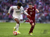Fussball 1. Bundesliga Saison 21/22: FC Bayern Muenchen -  TSG 1899 Hoffenheim