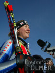 Ski Weltcup Haus -  Aufdenblatten beim Interview