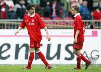 Fussball 1. Bundesliga: Bremen - Bayern, HARGREAVES, LAHM enttaeuscht