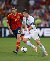 Fussball International Europameisterschaft 2012, Halbfinale: Portugal - Spanien