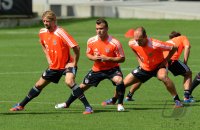 Fussball 1. Bundesliga :  Training beim FC Bayern Muenchen