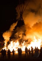 Nikolausfeuer, Hirrlingen (Kreis Tuebingen)