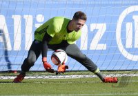 Fussball Training Deutsche Nationalmannschaft: Torwart Kevin Trapp (Deutschland)