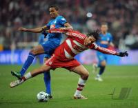 Fussball 1. BL Bayern-Hoffenheim; Zweikampf