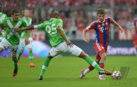 Fussball 1. Bundesliga Saison 14/15: FC Bayern Muenchen - VfL Wolfsburg