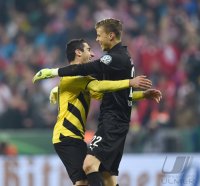 Fussball DFB Pokal Halbfinale 14/15: FC Bayern Muenchen - Borussia Dortmund