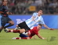 FUSSBALL  Olympia 2008   Vorrunde  Maenner   Argentinien - Serbien