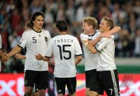 Fussball International  Testspiel:  JUBEL nach dem Tor, Mats HUMMELS, Christian TRAESCH , Andre SCHUERRLE, Bastian SCHWEINSTEIGER (v. li., Deutschland)