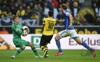 Fussball, 1. Bundesliga  Saison 2014/2015: Borussia Dortmund - Schalke 04