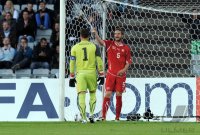 Fussball U21-EURO 2011 FINALE:  Yann Sommer, Jonathan Rossini (v. li., Schweiz)