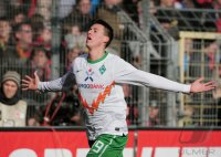 Fussball 1. Bundesliga  Saison 2010/2011:  SC Freiburg - SV Werder Bremen