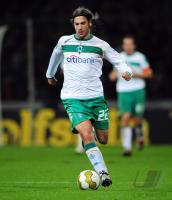 FUSSBALL 1. BUNDESLIGA: Bremen, FRINGS Einzelaktion