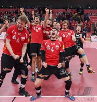Volleyball 1. Bundesliga  Saison 15/16:  TV Rottenburg -  VSG Coburg / Grub