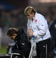 Fussball  2. Bundesliga  13/14: Trainer Michael Bueskens (Fortuna Duesseldorf)