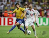 Fussball WM 2006 Brasilien- Frankreich