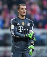 Fussball 1. Bundesliga Saison 14/15: Torwart Manuel Neuer (FC Bayern Muenchen)