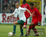 FUSSBALL 1. Bundesliga Spielszene  SC Freiburg  -  VfL Wolfsburg