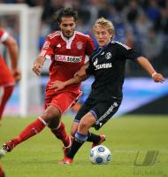Fussball 1. Bundesliga: T Home Cup , FC Schalke 04 - FC Bayern Muenchen
