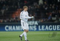 Fussball CHL  Saison 2010/2011:  JUBEL Torwart Thomas Kraft (FC Bayern Muenchen)