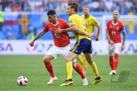 FUSSBALL WM 2018 Achtelfinale: Schweden - Schweiz