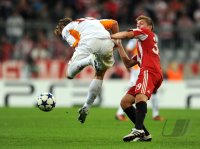 Fussball Champions League  Saison 2010/2011: FC Bayern  Muenchen  - AS Rom