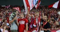 Fussball Supercup Finale 2013: JUBEL Supercupsieger FC Bayern Muenchen
