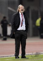 Fussball International Gulf Cup 2013:  Trainer des Yemen; Tom Saintfiet (Belgien)