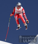 Super-Kombination Wengen Herren Stefan Johann Thanei (ITA) am Hundschopf-Sprung