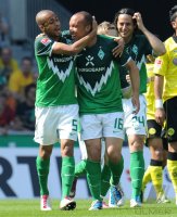 Fussball 1. Bundesliga Saison 2010/2011: Bremen - Dortmund