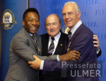 FUSSBALL Pele und Beckenbauer
