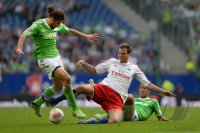 Fussball, 1. Bundesliga Saison 2012/2013: Hamburger SV - VfL Wolfsburg