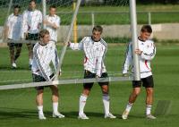Fussball, Training der deutschen Nationalmannschaft