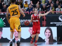 Basketball 1. Bundesliga 16/17 Hauptrunde: Walter Tigers Tuebingen - FC Bayern Muenchen