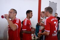 Fussball 1. Bundesliga 2013/2014:  Fototermin beim  FC Bayern Muenchen