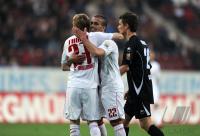 2. Fussball Bundesliga : Michael Thurk, Youssef El Akchaoui (v. li., FCA)