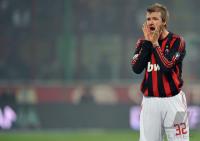 FUSSBALL SERIE A:  BECKHAM  (AC Mailand)