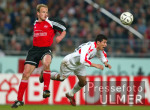 Fussball 1. Bundesliga: Stuttgart - Nuernberg, Zweikampf