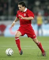 Fussball 1. Bundesliga: Bayern, HARGREAVES Einzelaktion am Ball