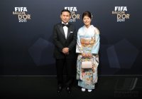 Fussball International  FIFA Ballon d Or 2011:  Siegerin Homare Sawa (Japan)