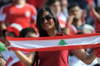 Fussball International WM Qualifikation 2014: Libanon Fan