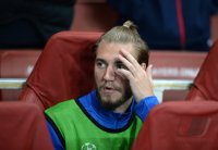 FUSSBALL  CHL  Saison 2013/2014: Nicklas Bendtner (Arsenal)