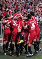 Fussball 1. Bundesliga Saison 2010/2011, FC Bayern Muenchen - VfL Wolfsburg