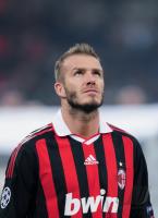 FUSSBALL  International CHL 09/10 : BECKHAM (AC Mailand)