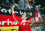 Fussball 2. Bundesliga: Oberhausen - Karlsruhe, Jubel RWO