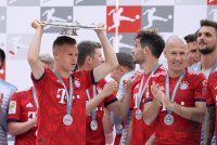 Fussball 1. Bundesliga Saison 17/18: Meister FC Bayern Muenchen