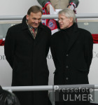 Fussball 1. Bundesliga: Bayern-Dortmund; Watzke-Rauball im Gespraech