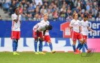 Fussball Bundesliga Saison 16/17: Hamburger SV - RB Leipzig