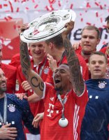 Fussball 1. Bundesliga Saison 15/16: Der FC Bayern feiert seine 26. Deutsche Meisterschaft