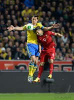 Fussball WM Qualifikation 2014 Playoff: Schweden - Portugal